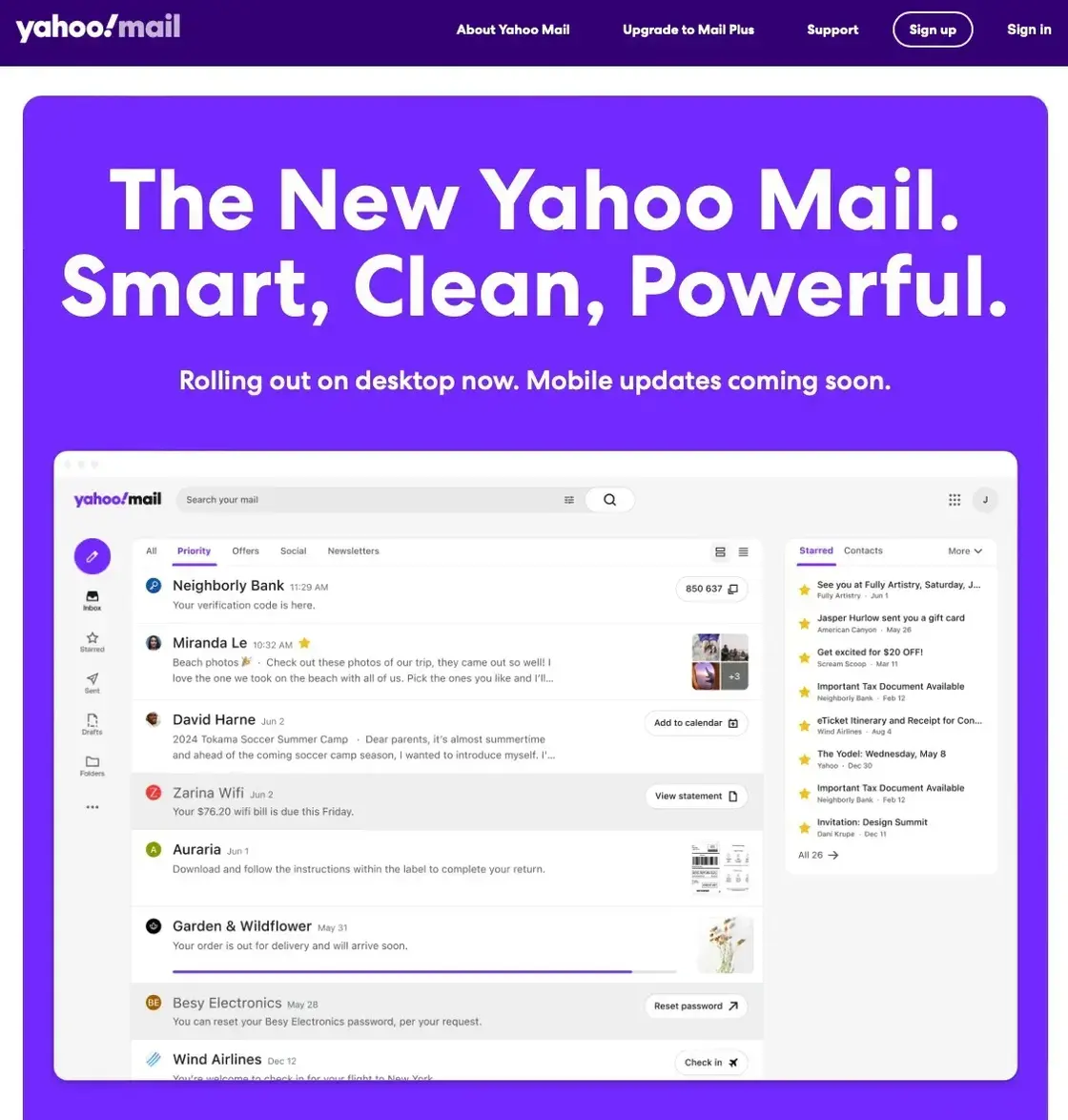 Yahoo Mail 推出 1000GB 免费 @myyahoo 新域名