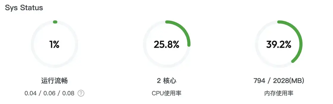 WordPress VPS 服务器负载