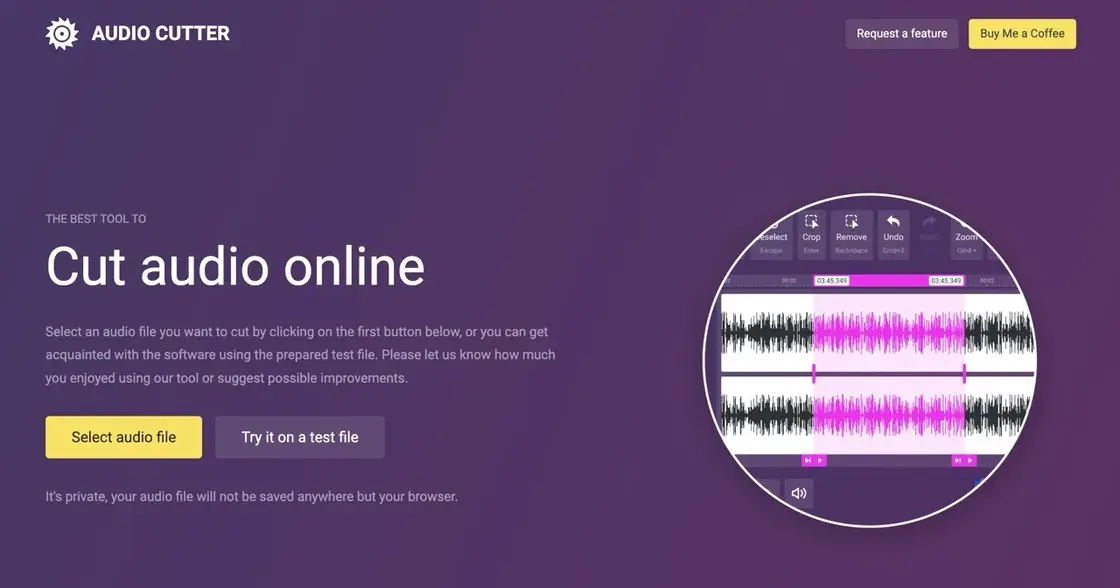 線上音樂剪輯：用Audio Cutter免費裁切音檔、剪輯音樂，免安裝